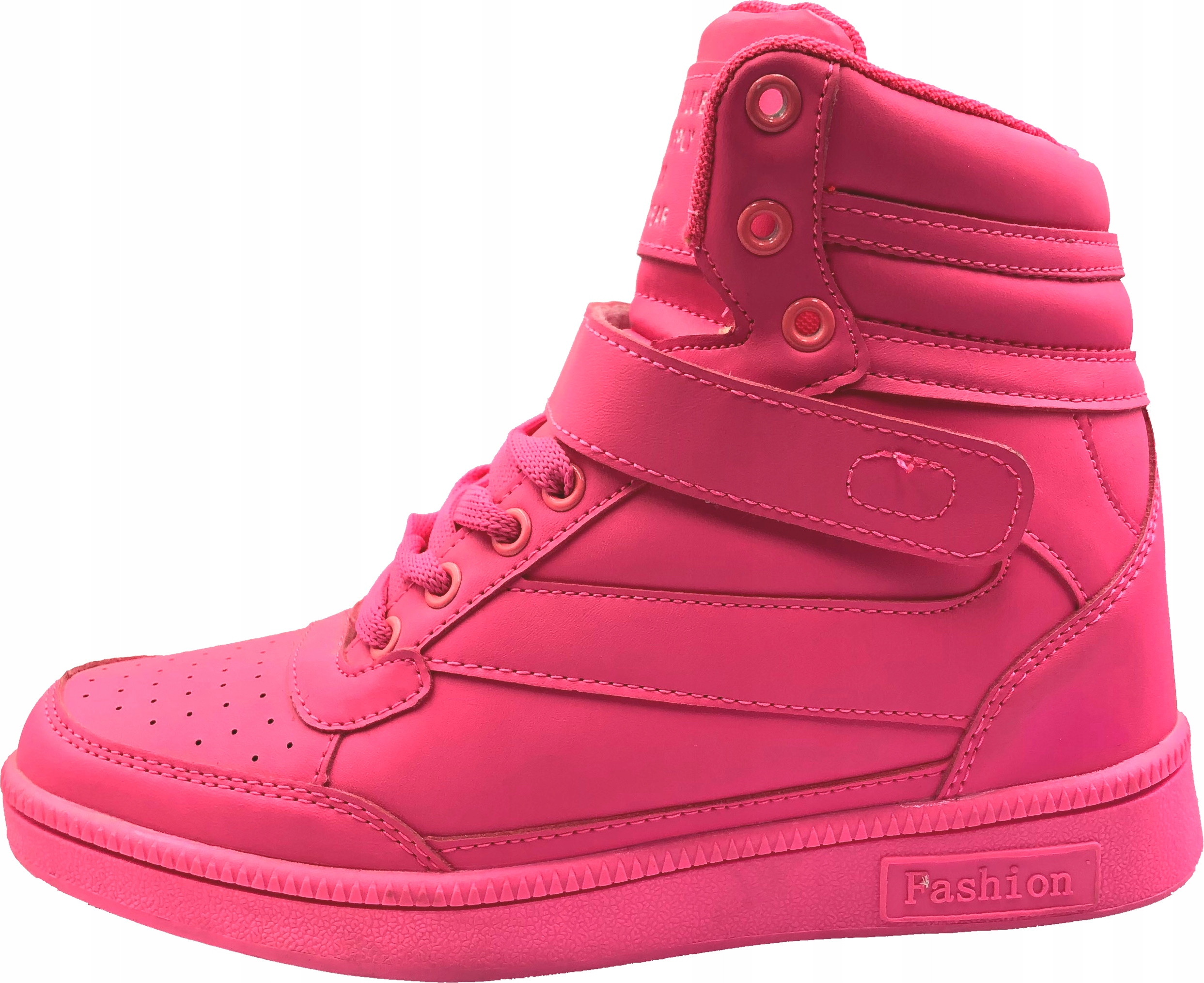 

Lu Boo 33268 Fuxia Wysokie Sneakersy Koturna 38