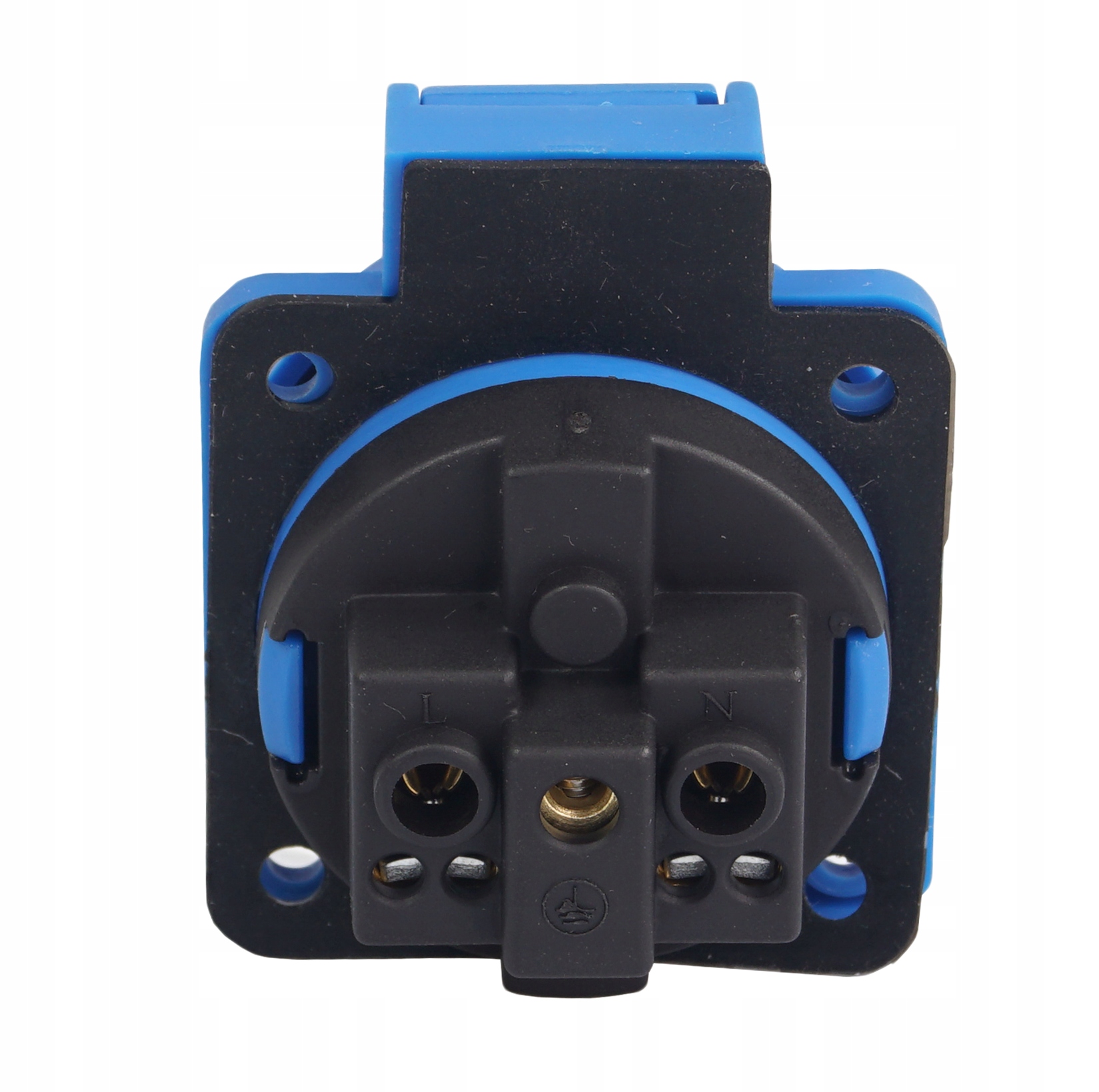 GNIAZDO TABLICOWE WTYCZKOWE 16A 230V IP44 Z BOLCEM Kod producenta WTYCZKA GNIAZDKO HERMETYCZNE NIEBIESKIE