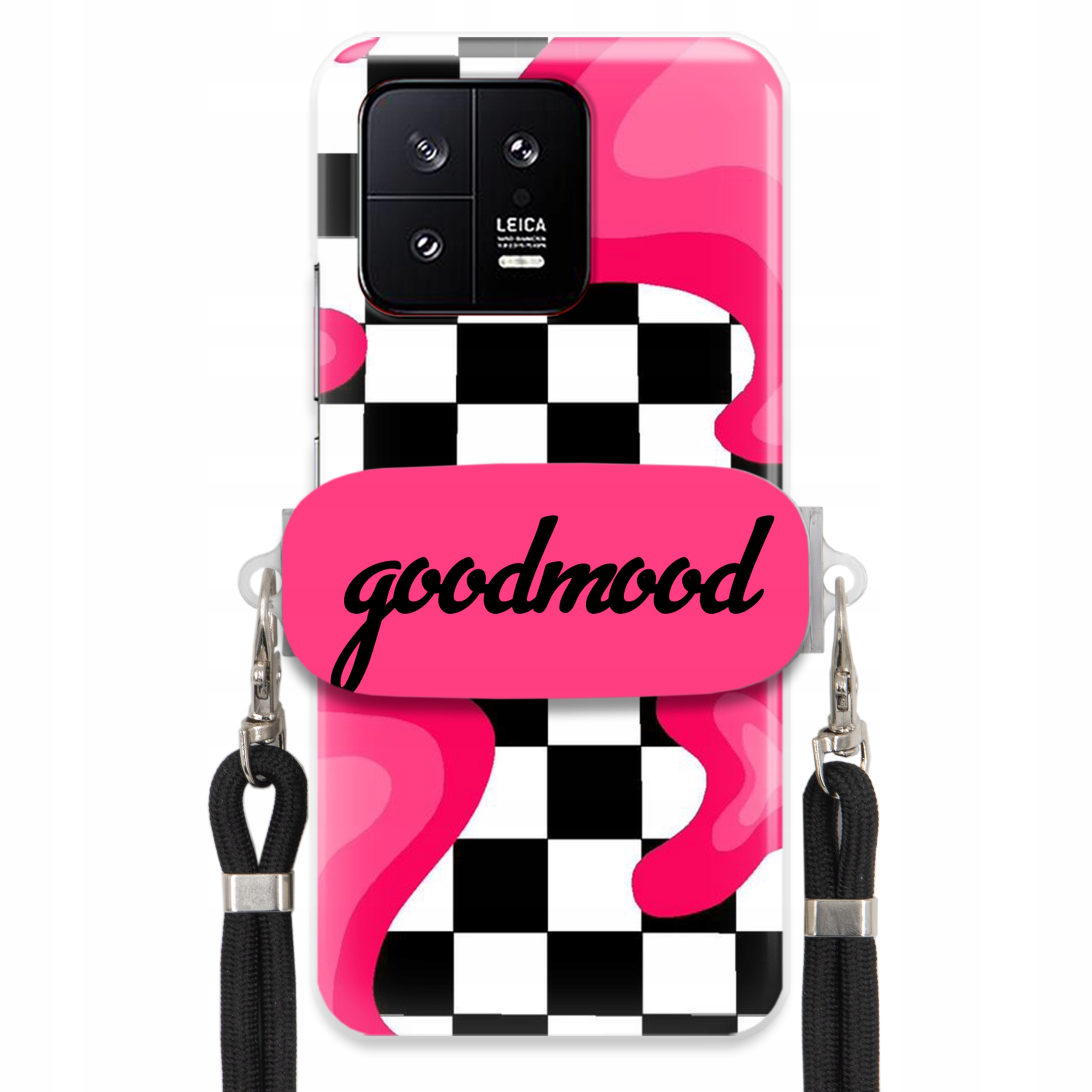 Pouzdro Pro Xiaomi 13 Sada Case Držák Na Vodítko Černá Pro Teenagery Splash