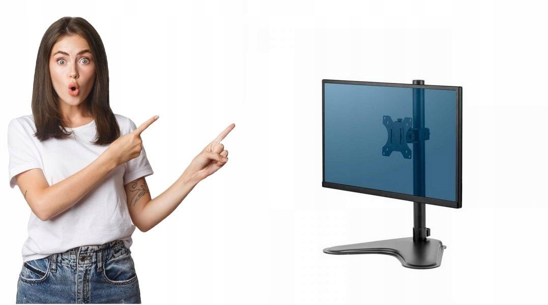 Ramię na 1 monitor Fellowes Seasa stojące czarne