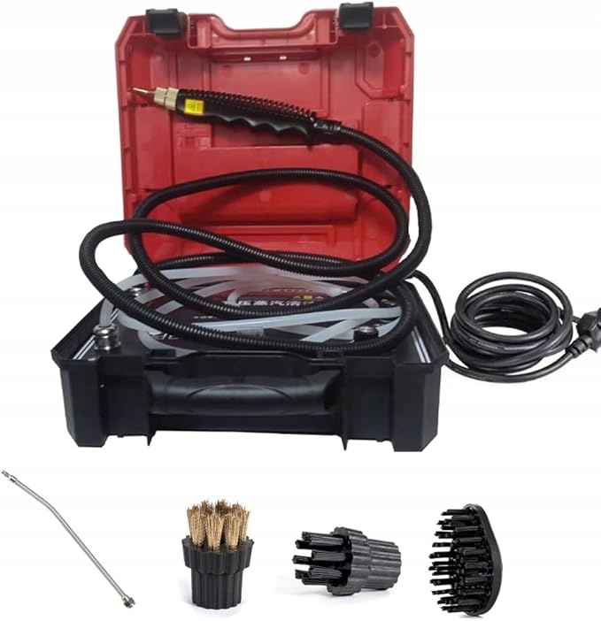 Ruční parní čistič s 3 typy hlavic, 2500 W, Odmašťovač pro kuchyňské spotřebiče