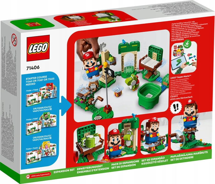 LEGO 71406 SUPER MARIO DOM PREZENTÓW YOSHIEGO EAN (GTIN) 5702017155265