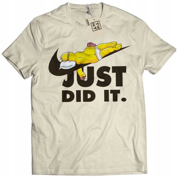 

Koszulka Just DID It Homer Nike parodia XL