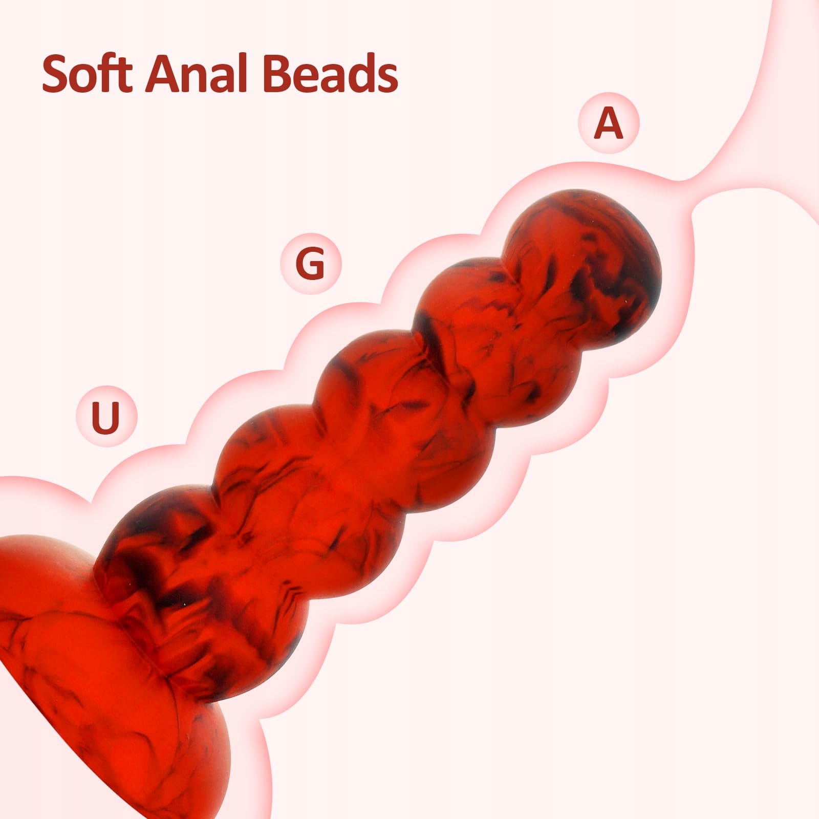 LIQUID SILIKON Dildo Analny 17cm Dla Mężczyzn i Kobiet — miniatura 5