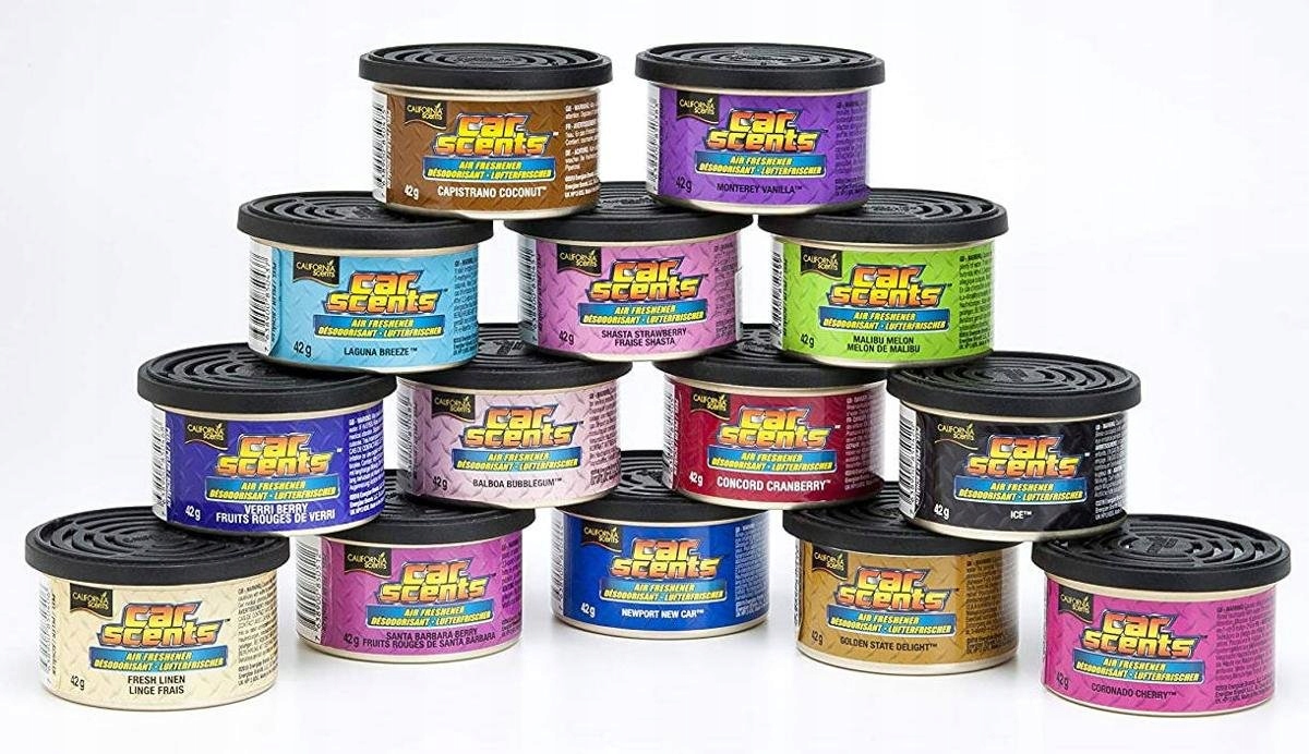 CALIFORNIA CAR SCENTS ZAPACH CHERRY PUSZKA SAMOCHODOWY DO SAMOCHODU AUTA EAN (GTIN) 0755886722897