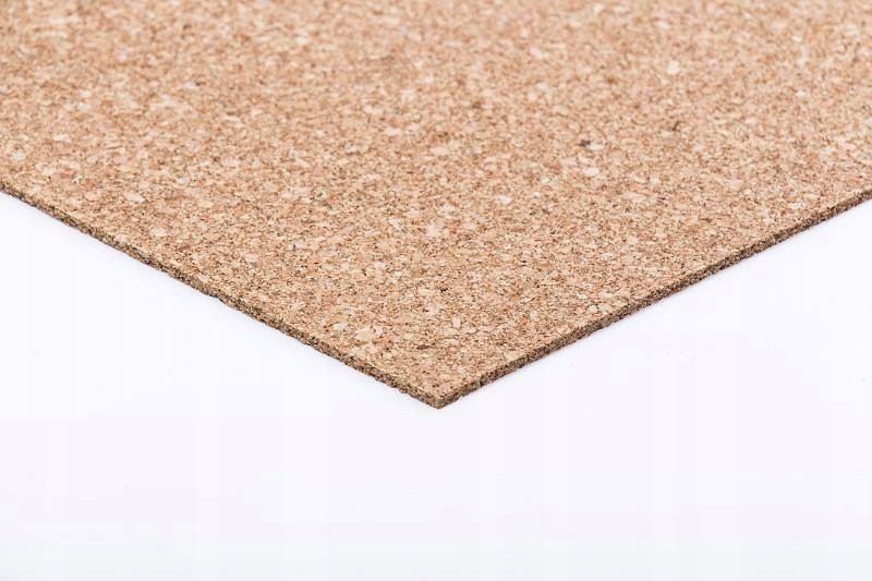 Płyta Arkusz Korkowy drobnoziarnisty 915x610mm grubość 2mm