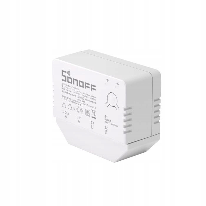 

Sonoff Zbmini-l dopuszkowy ZigBee bez N