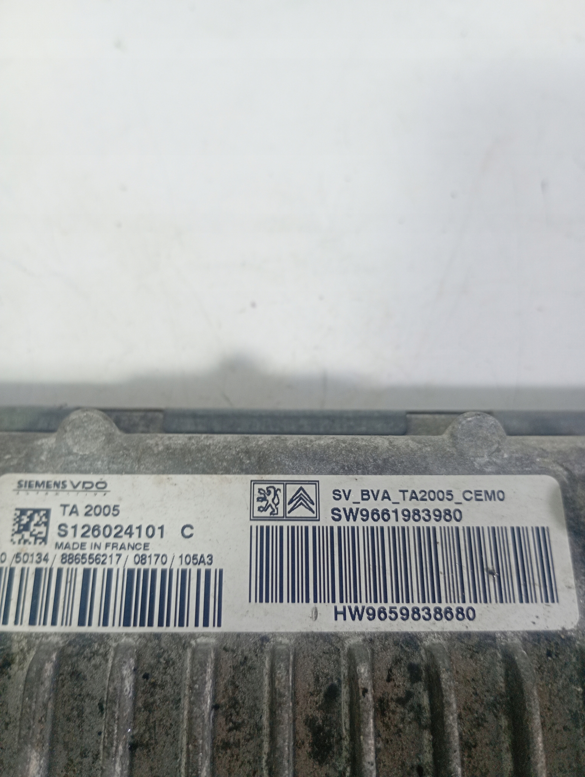 Peugeot 308 07-13 Computer Bedienteil Getriebe getriebe OE 9659838680
