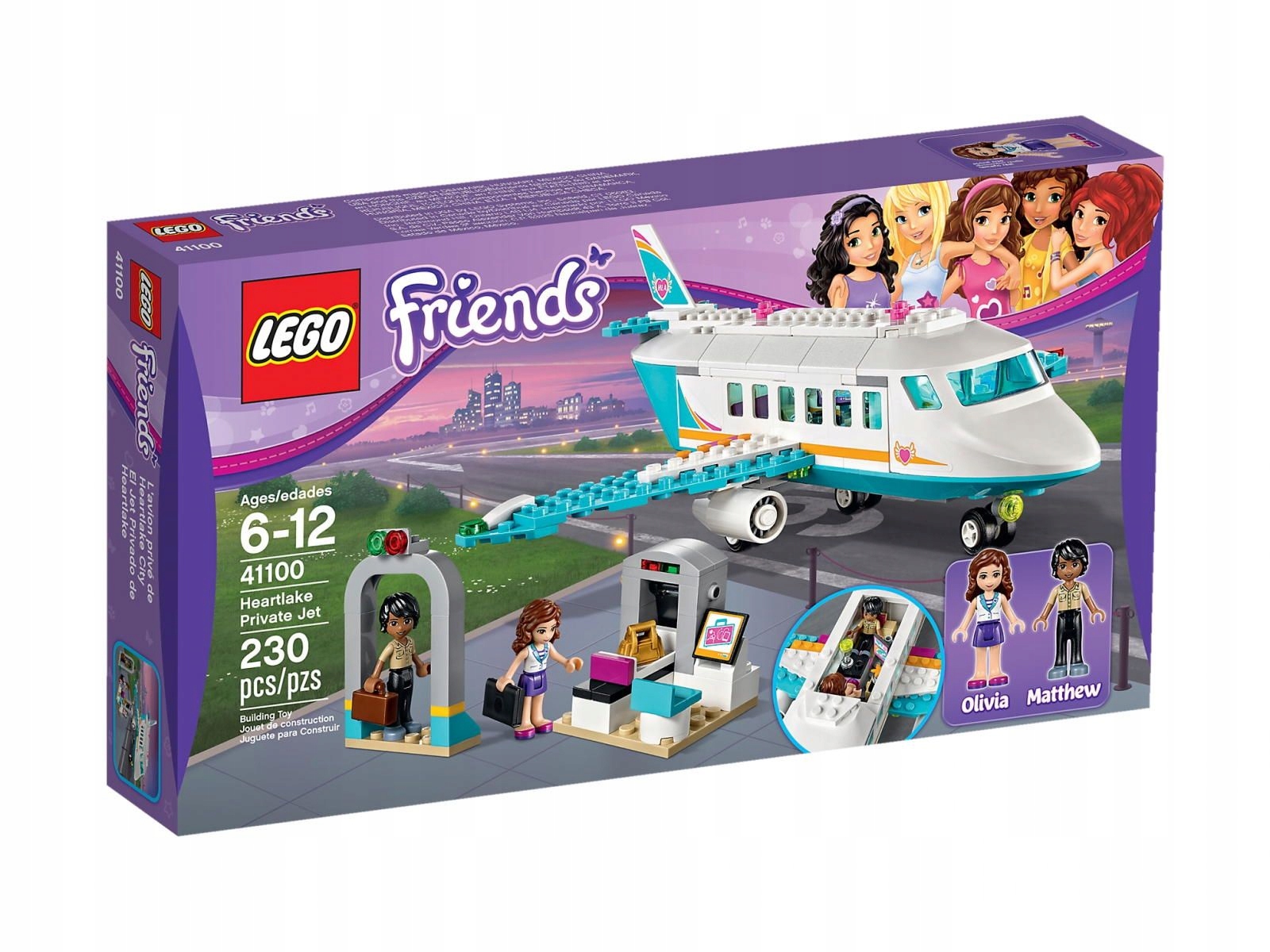 Lego Friends 41100 Soukromé letadlo z městečka Heartlake Nové