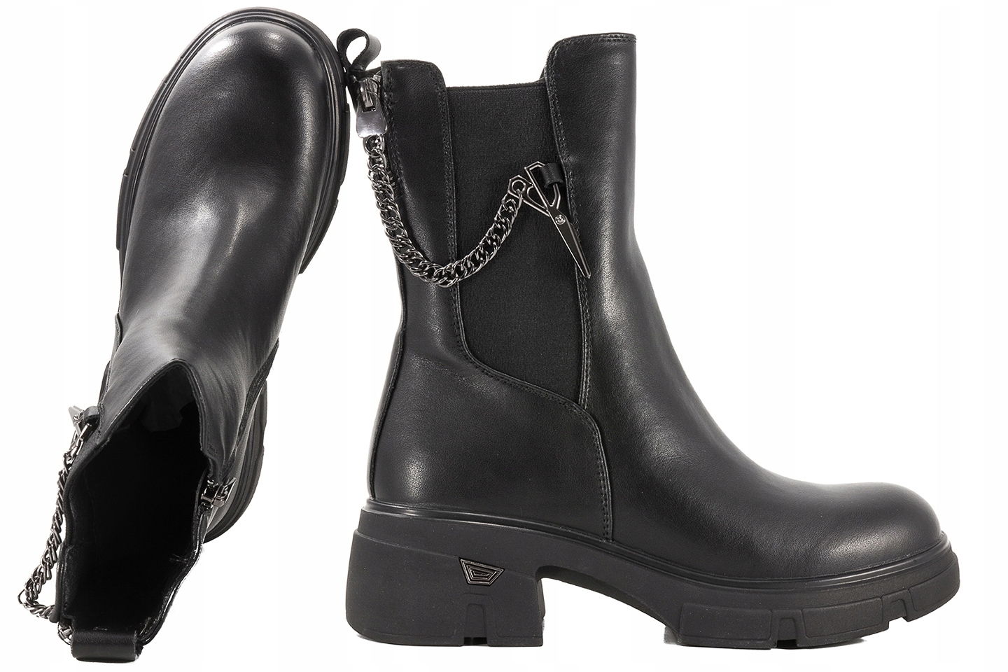 Filippo DBT6542 Dámské Kotníkové Boty Kozačky Zateplené Boty Kůže 38 Černá