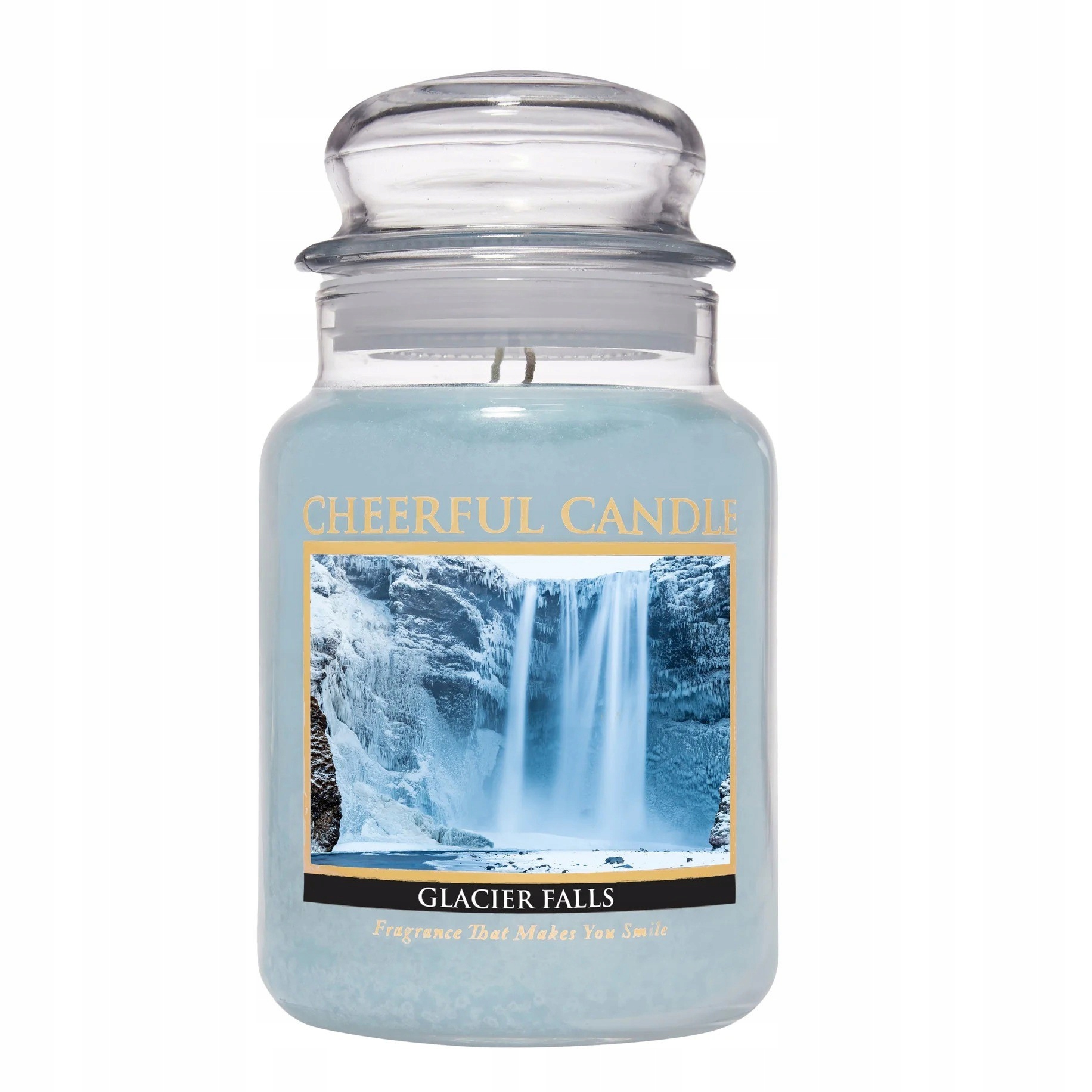 Velká svíčka Glacier Falls Cheerful Candle