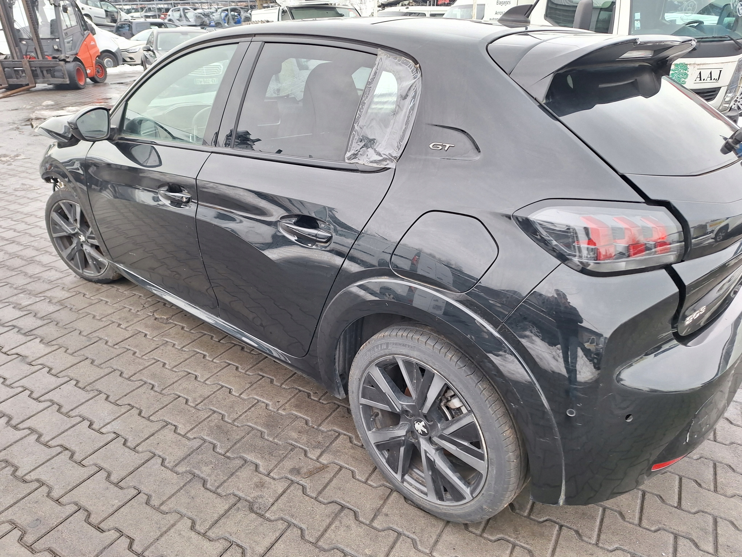 PEUGEOT e208 208 II 2 19- black, door front left left front KTVD
