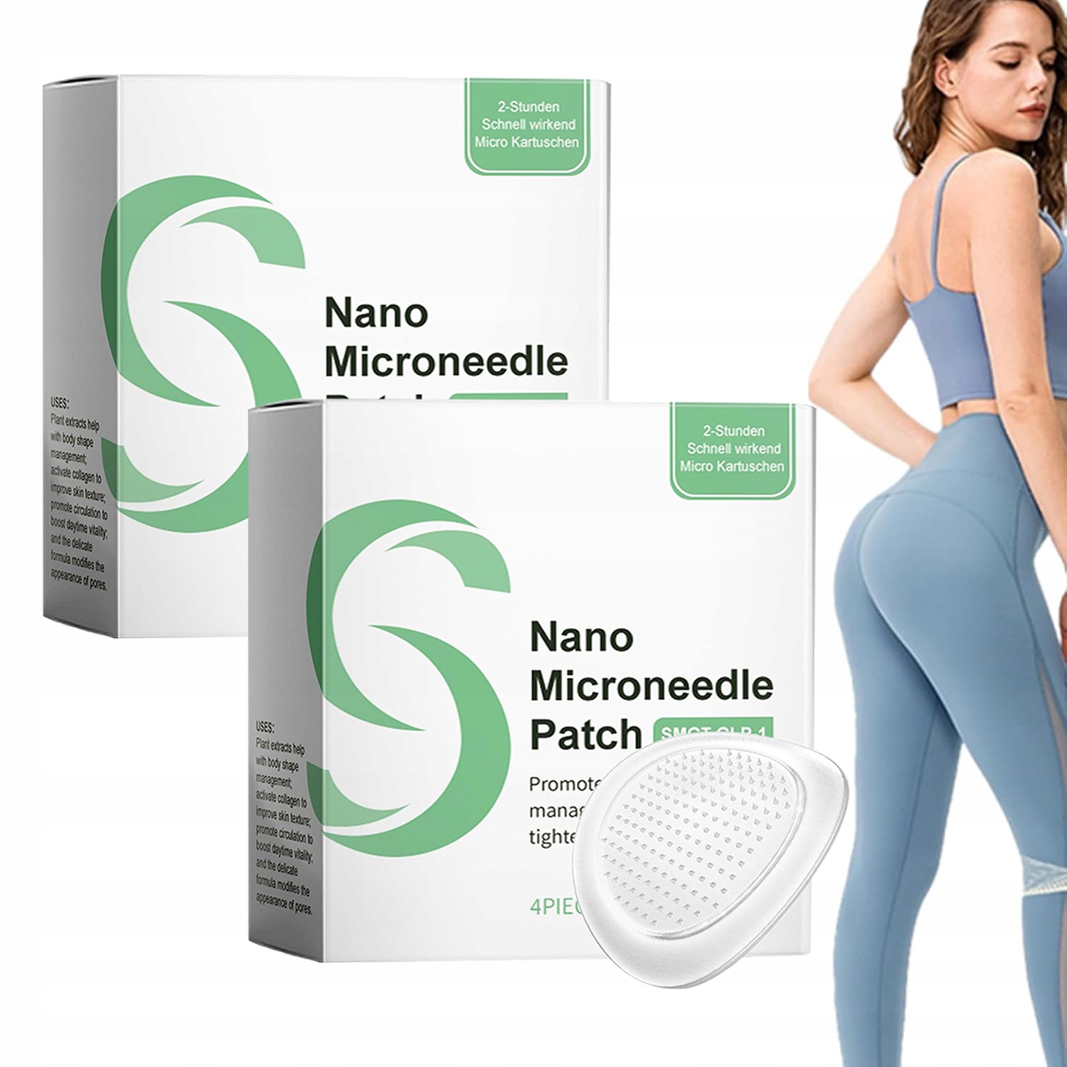 8ks Nano mikrojehlová náplast pro péči o tělo pro hubnutí a mláďata