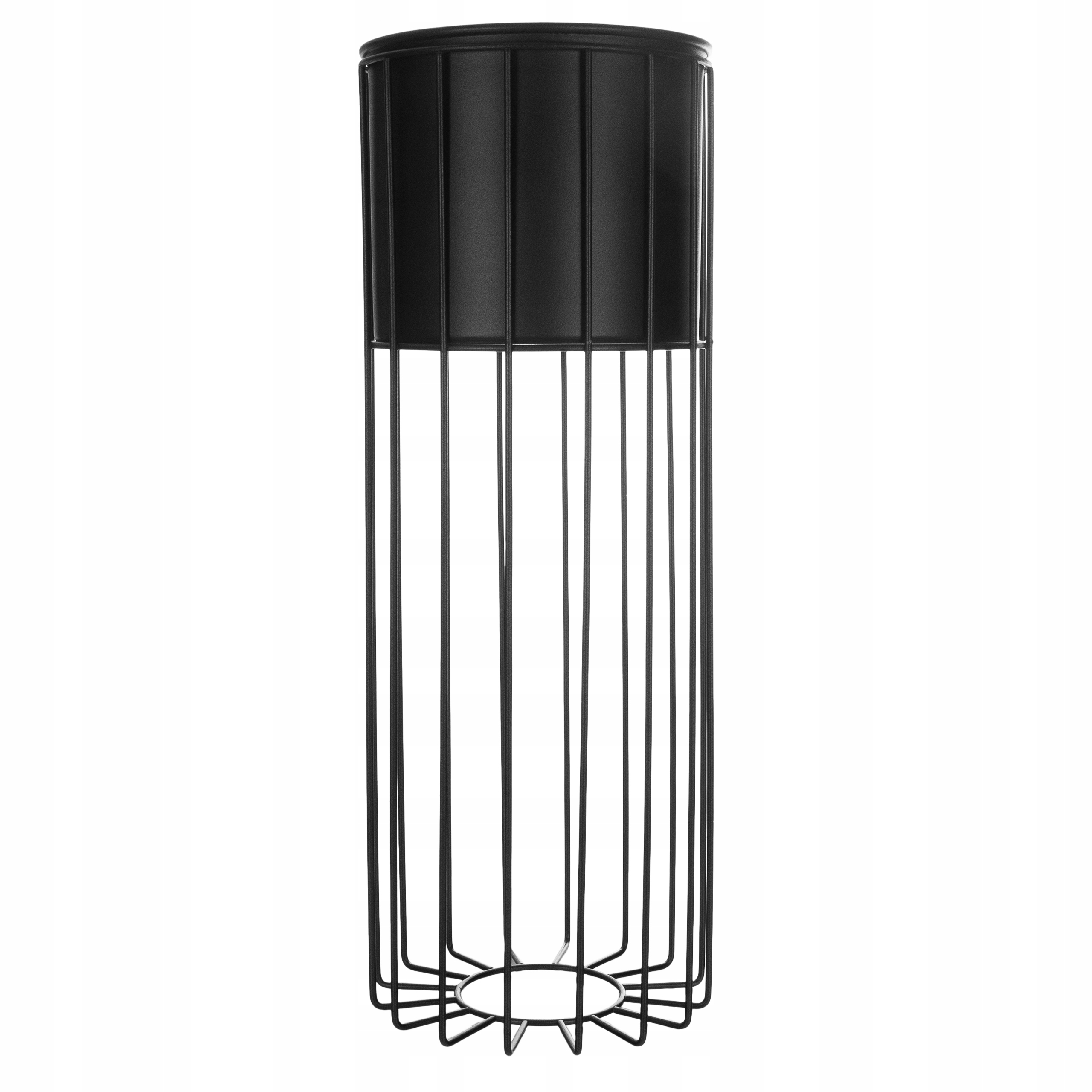 

+Gratis. Kwietnik stojący metal czarny stojak loft