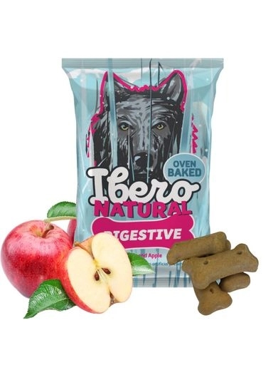 5x Ibero Natural Ibero Pečené sušenky pro psy Digestive 150 g