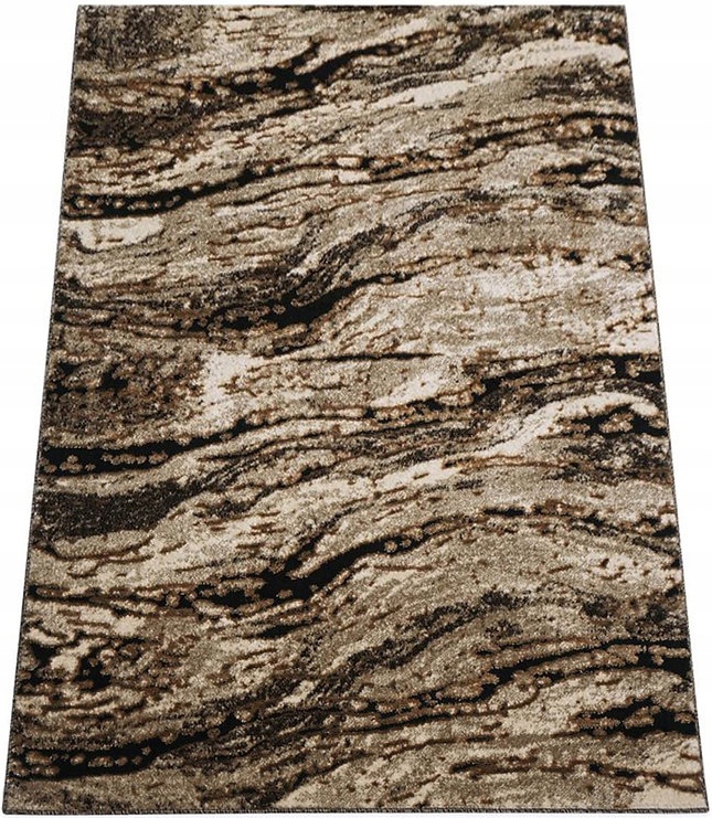 Koberec 140x190 Moderný Béžový Do Obývačky Spálne Hrubý Kvalitný