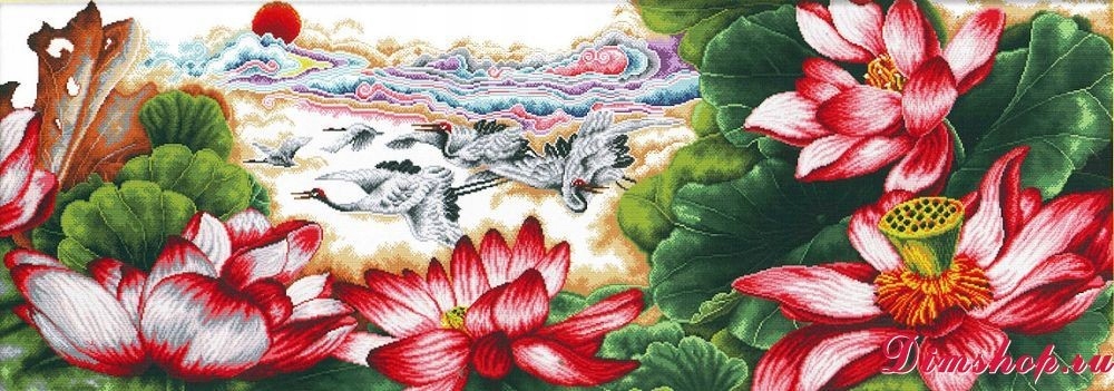 Křížková výšivka počítaná sada (kanva, mulina)