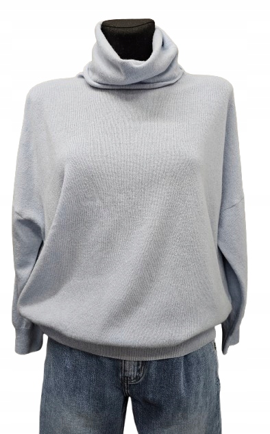 Klasický Volný Rolák S Kašmírem Cashmere Blend Itálie 185 zł 125zł