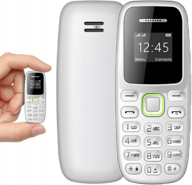 Najmniejszy Mały Mini Telefon L8star BM310|Nagrywanie|Modulator| Biały