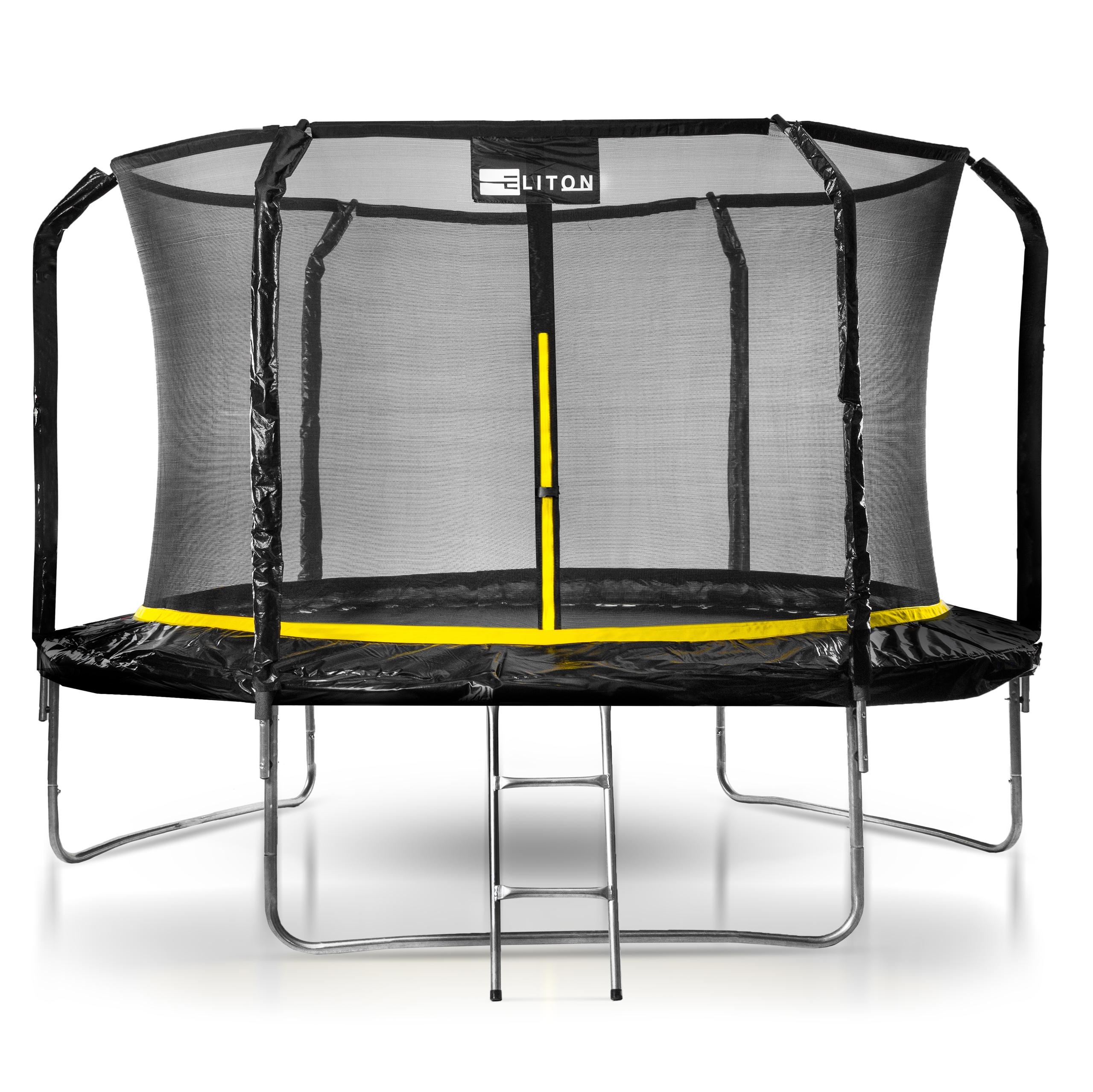 TRAMPOLINA PREMIUM 374 CM TOTAL SPORT Z DRABINKĄ