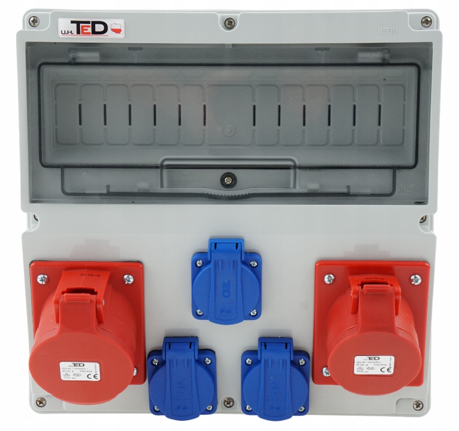 Stavební Rozvaděč 400V 16A/5P 400V 32A/5P 3 X 250V 16A 14 Modulů