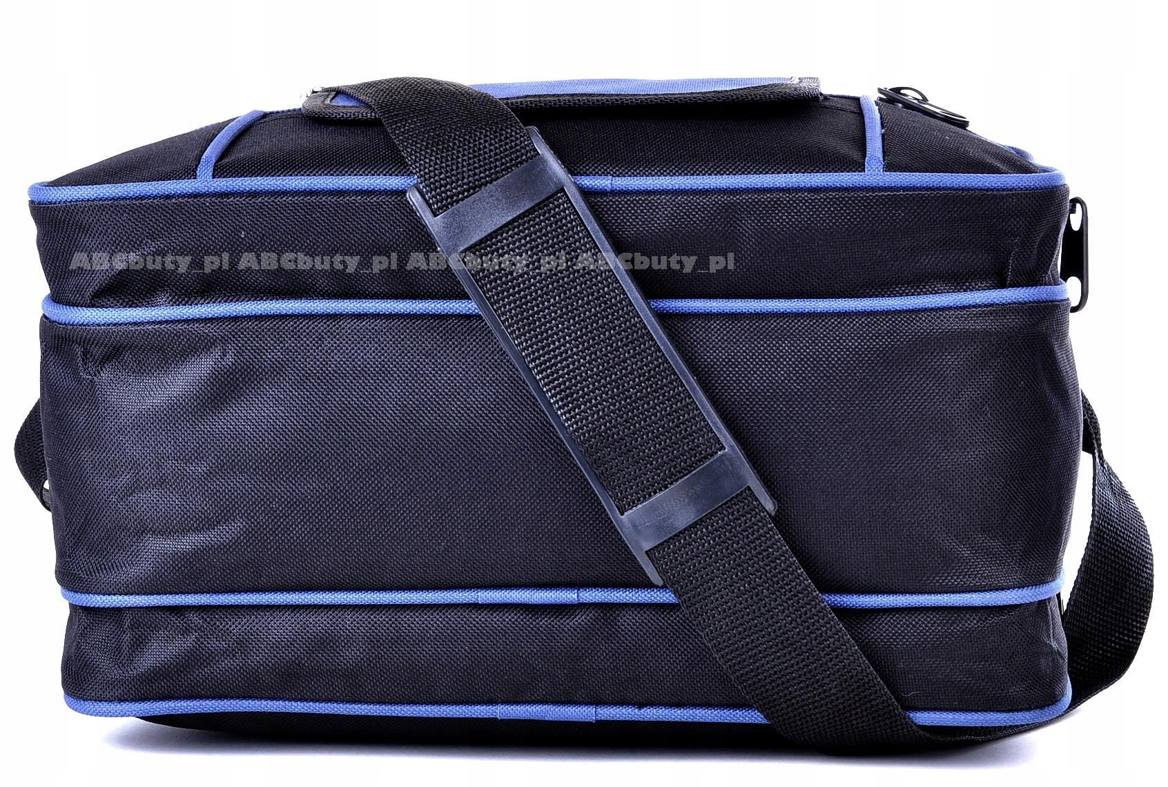 G3-22 GRANATOWA TORBA MĘSKA NA RAMIĘ DO PRACY POZIOMA TECZKA 42x32x18cm 25L Wzór dominujący bez wzoru