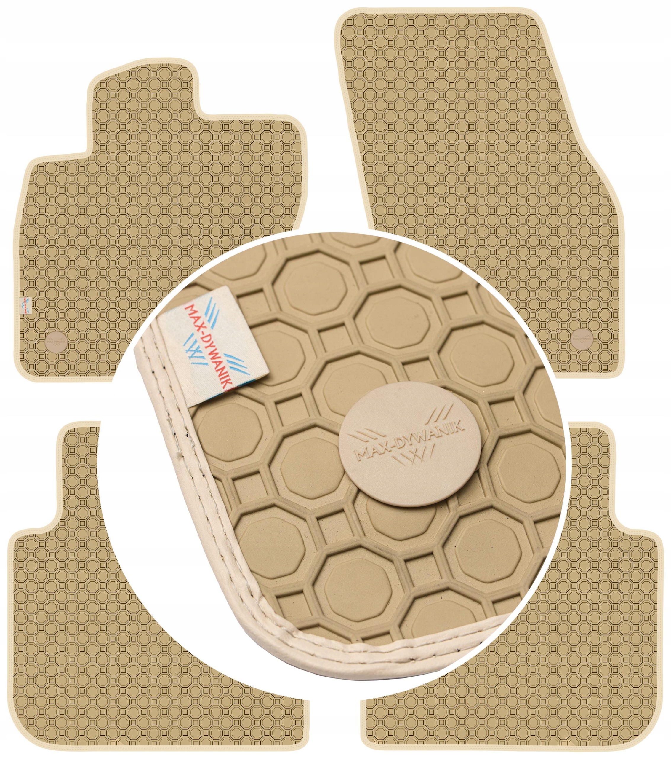 Škoda Kodiaq 2017 Béžové koberčeky