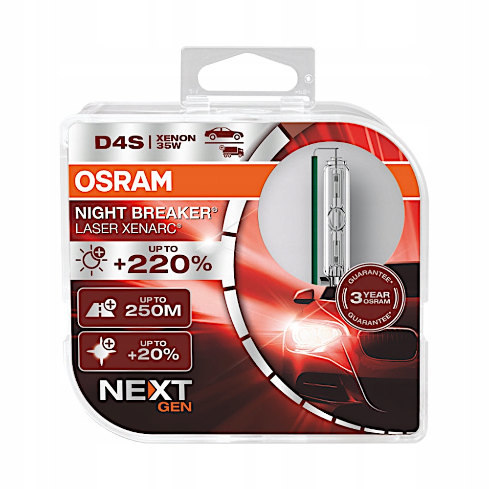 Žiarovka D4S Osram Xenon Night Breaker Laser 220%