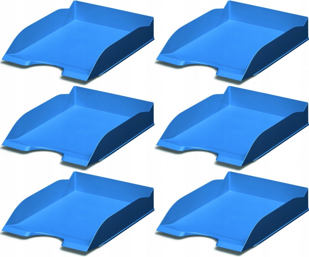 Pojemnik dokumenty A4 Durable plastik niebieski x6