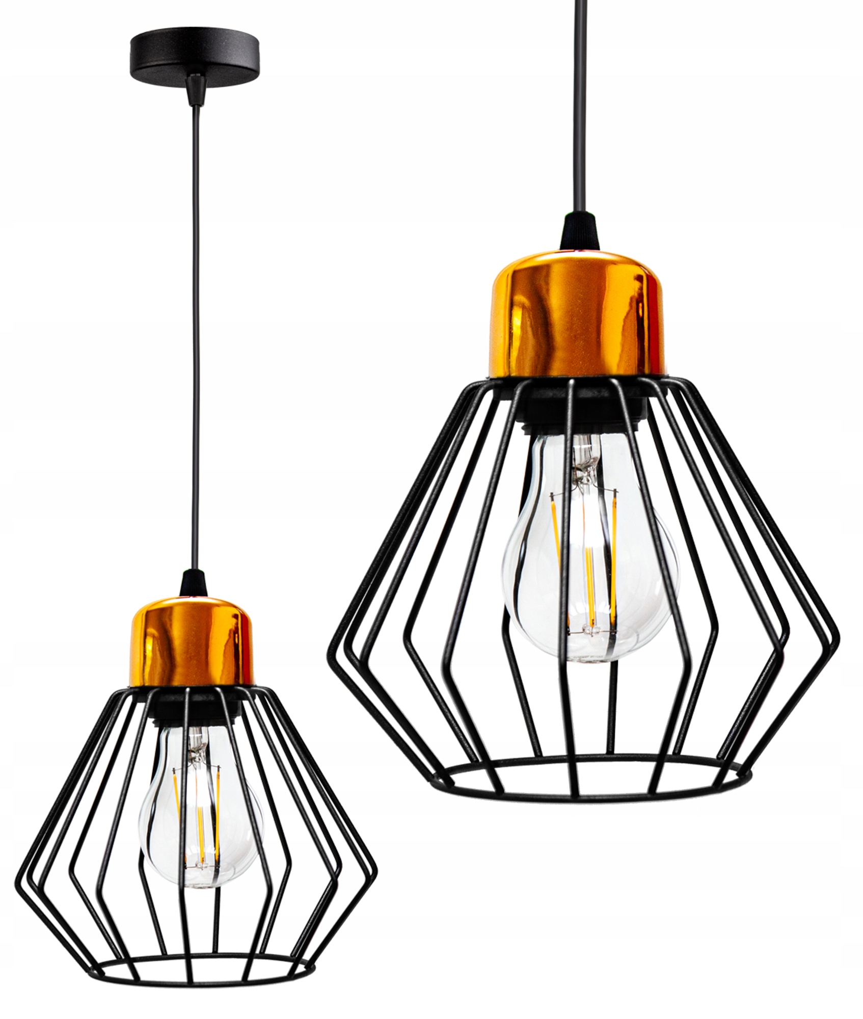 

Lampa Wisząca Sufitowa Żyrandol Loft Edison Led