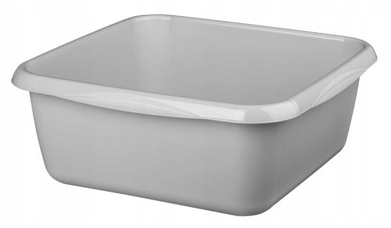 Miska kwadratowa łazienkowa Molly 7L szara