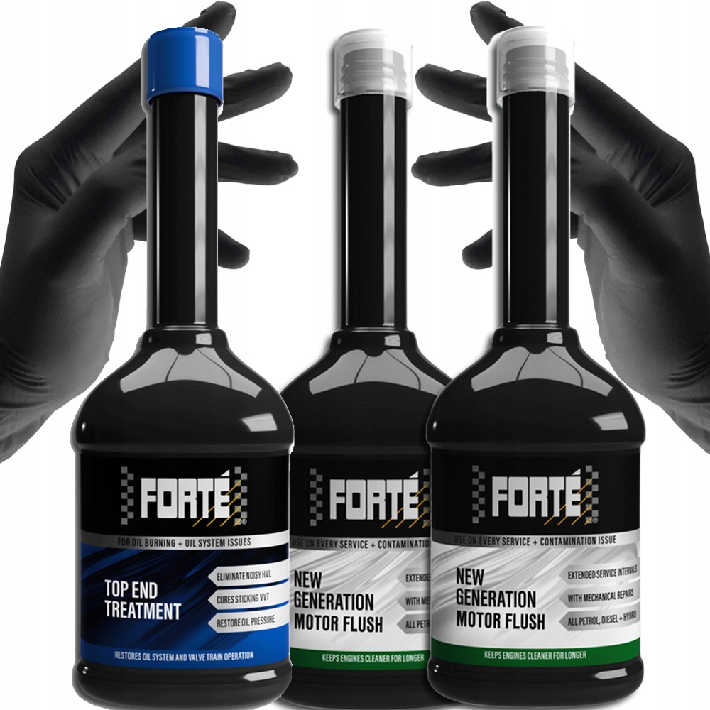 FORTE МАСЛЯНЫЙ ПАКЕТ 2X MOTOR FLUSH + TREATMENT