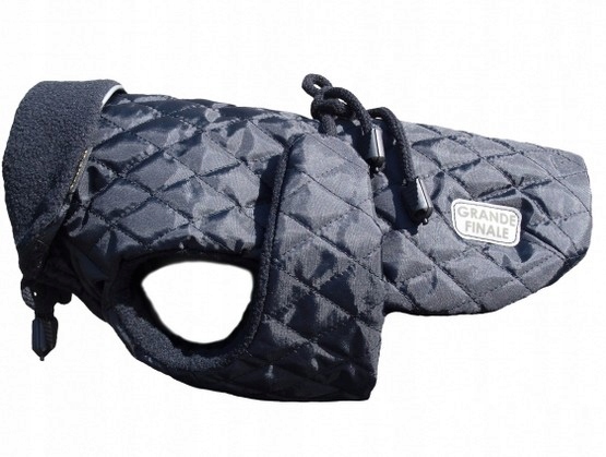 Levně Voděodolná prošívaná bunda pro psa Grande Finale Derka černá Velikost 5