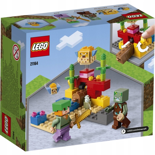 LEGO MINECRAFT 21164 RAFA KORALOWA Marka LEGO