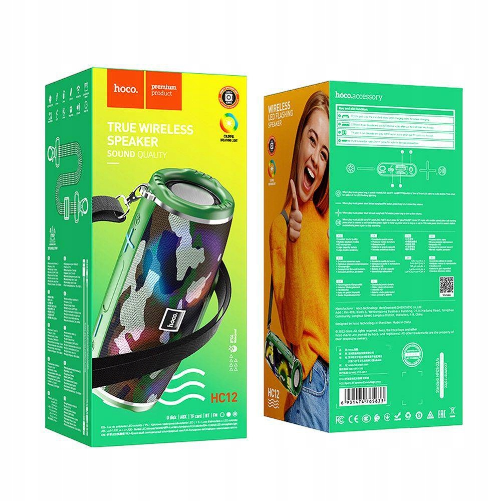 Hoco Głośnik Bluetooth Hc12 Sport Moro