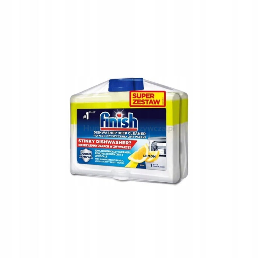 Finish Duopack Čisticí prostředek na myčku nádobí Citronový 2 x 250 ml