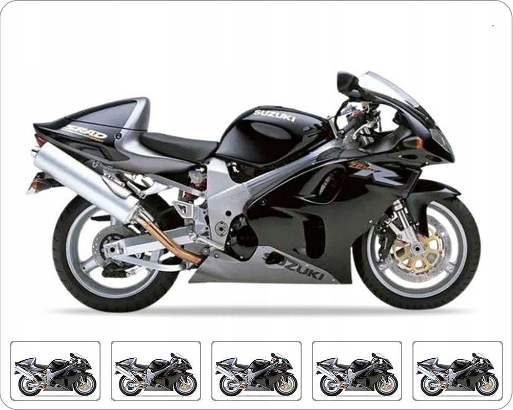 Nálepky Na Motocykel Juula Pre Suzuki Tl 1000 R 1999 Čierna 33J