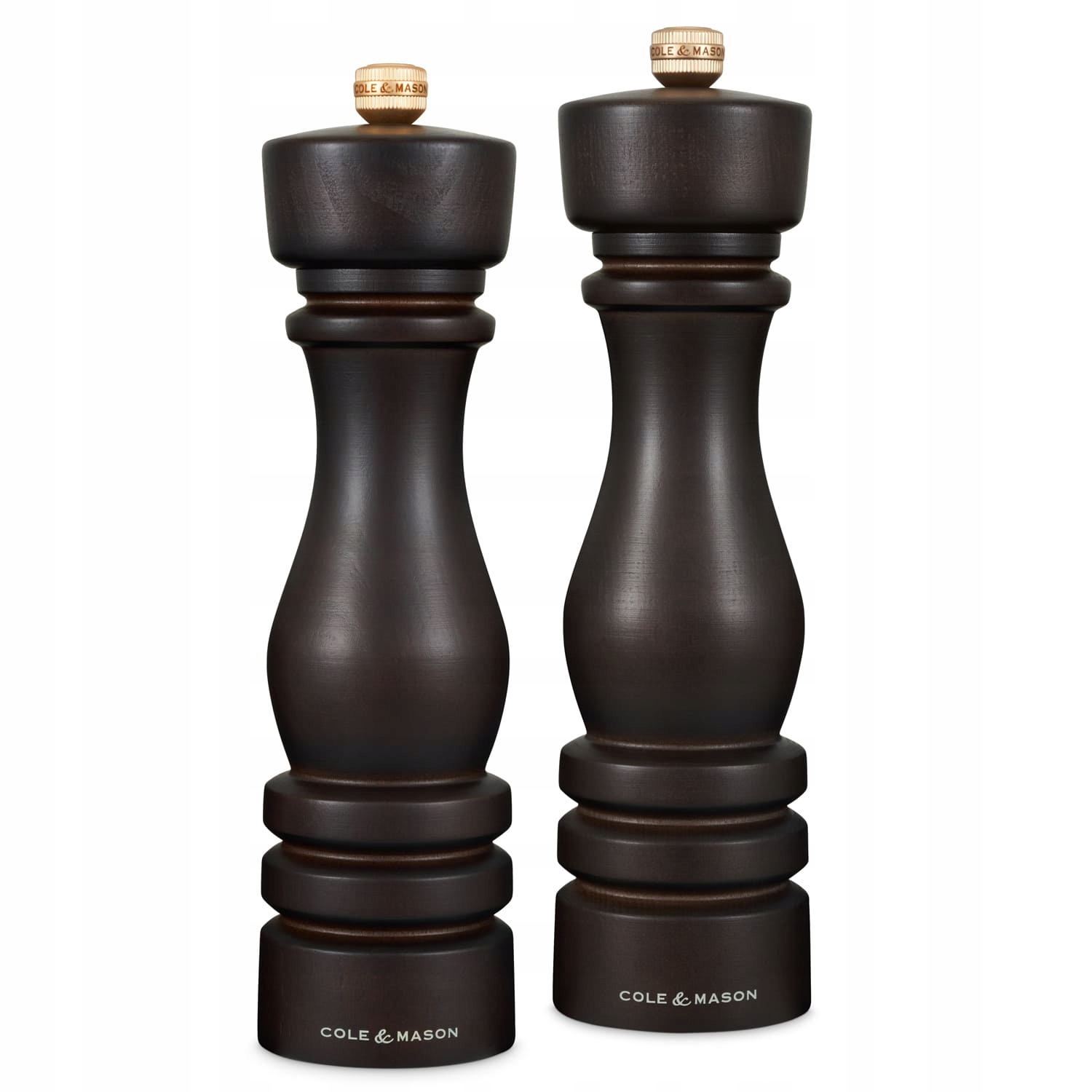 Sada mlynčekov na soľ a korenie London Chocolate Wood 22 cm