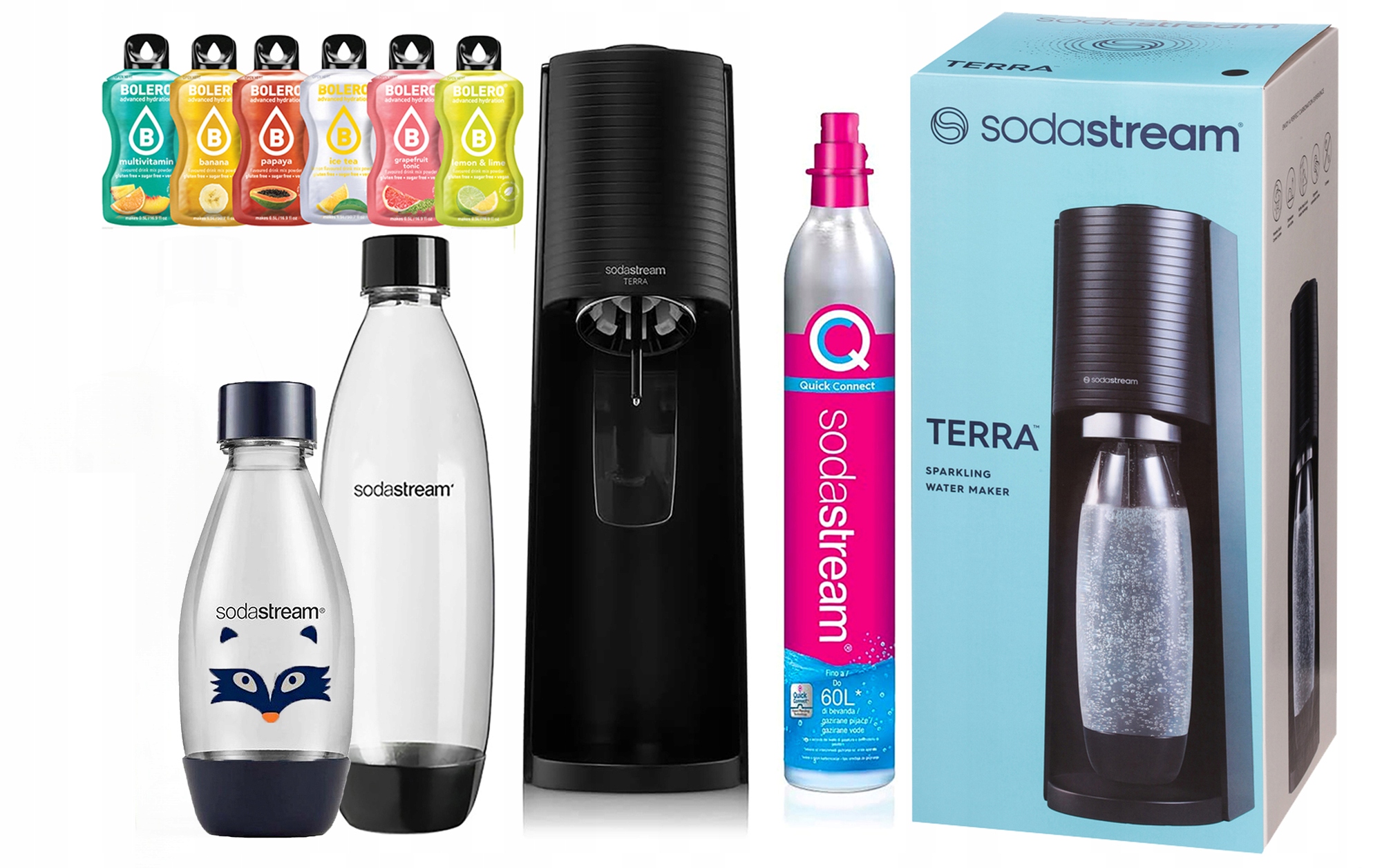 Sodastream Terra saturátor kávovar na plynovanie vody zettaw rodinný Max