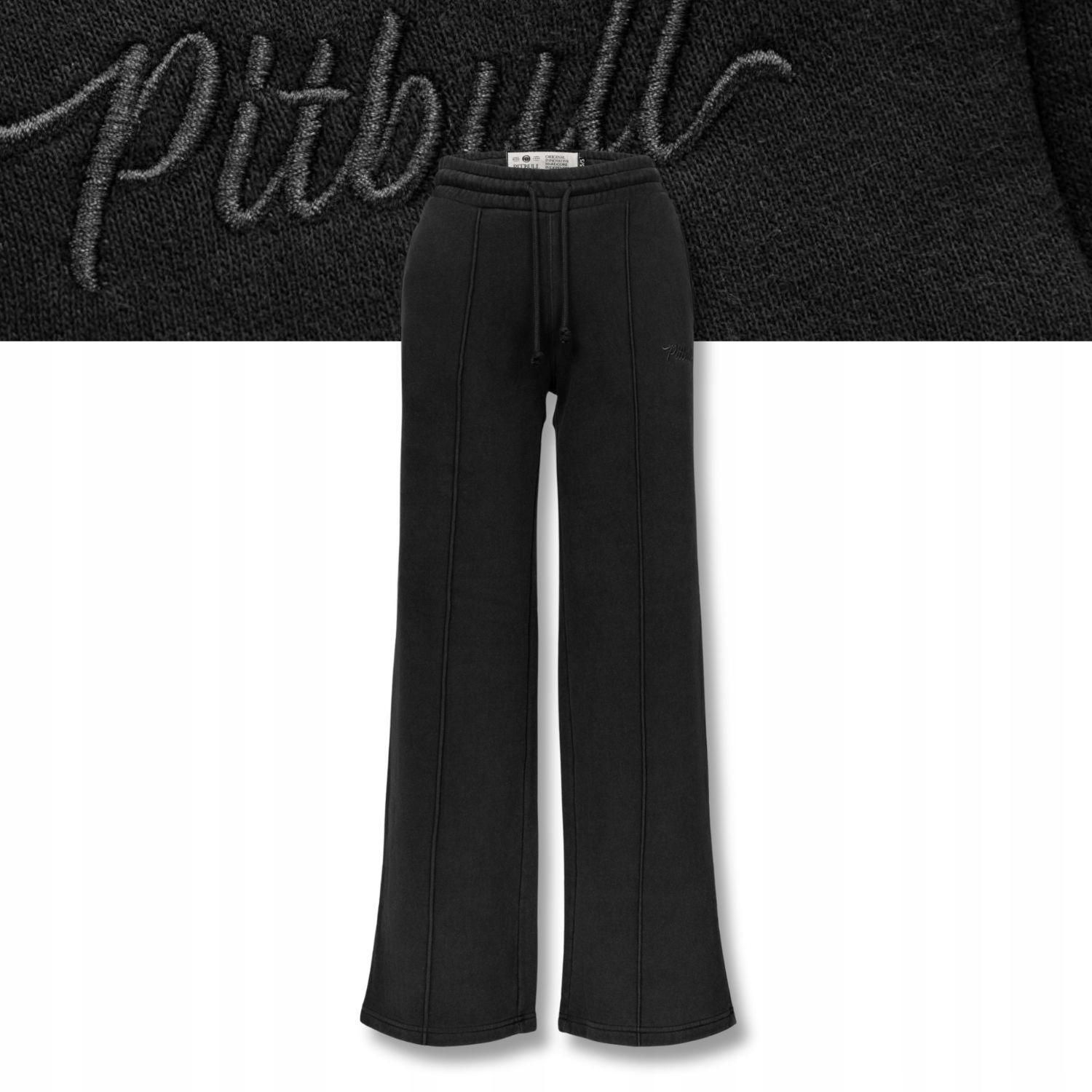 Dámské teplákové kalhoty Pitbull teplákovka s širokými nohavicemi Washed Lovia Wide Leg