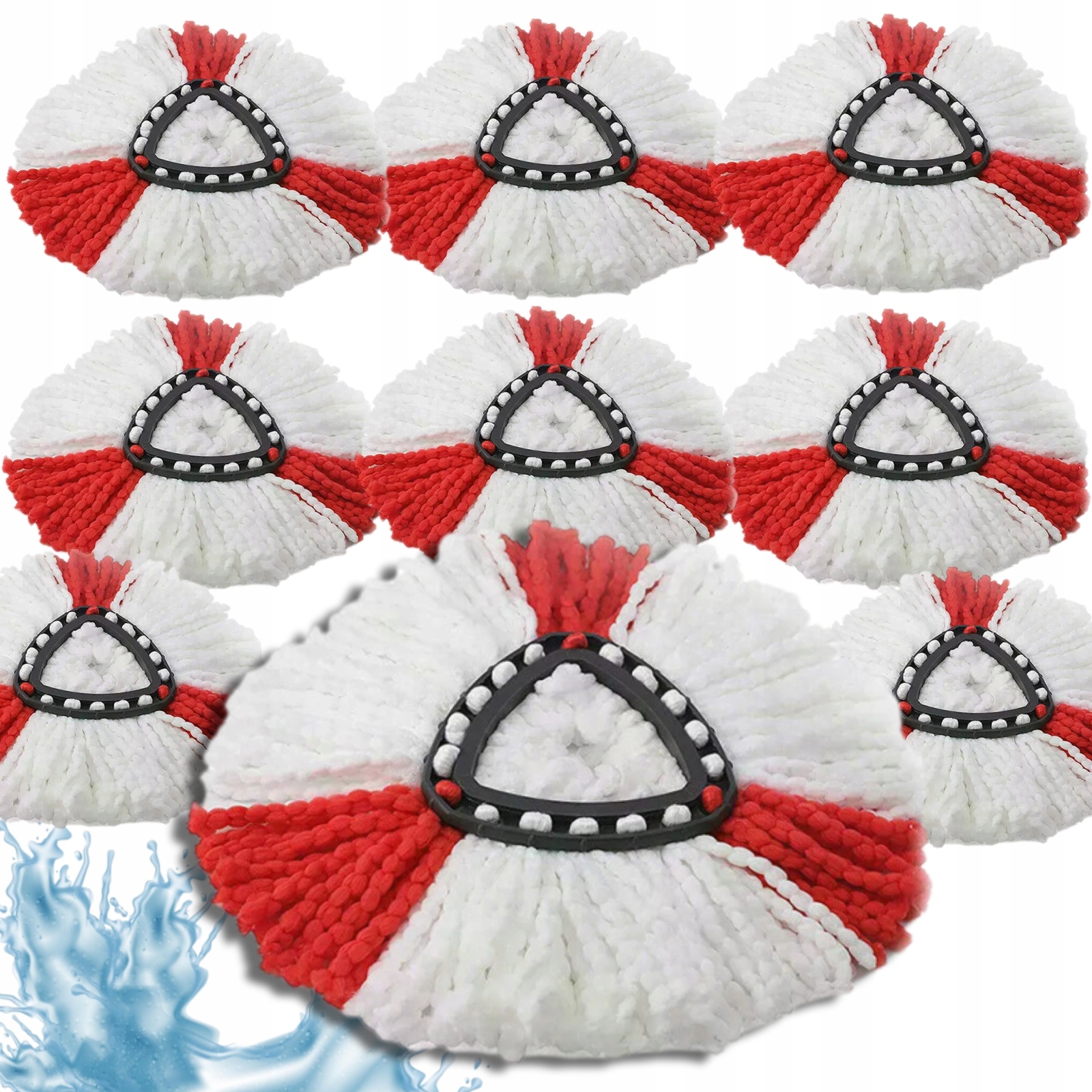 Levně 9 X Vložka Do Mopu Vileda Easy Wring Clean Turbo Rotační Ultraabsorpční