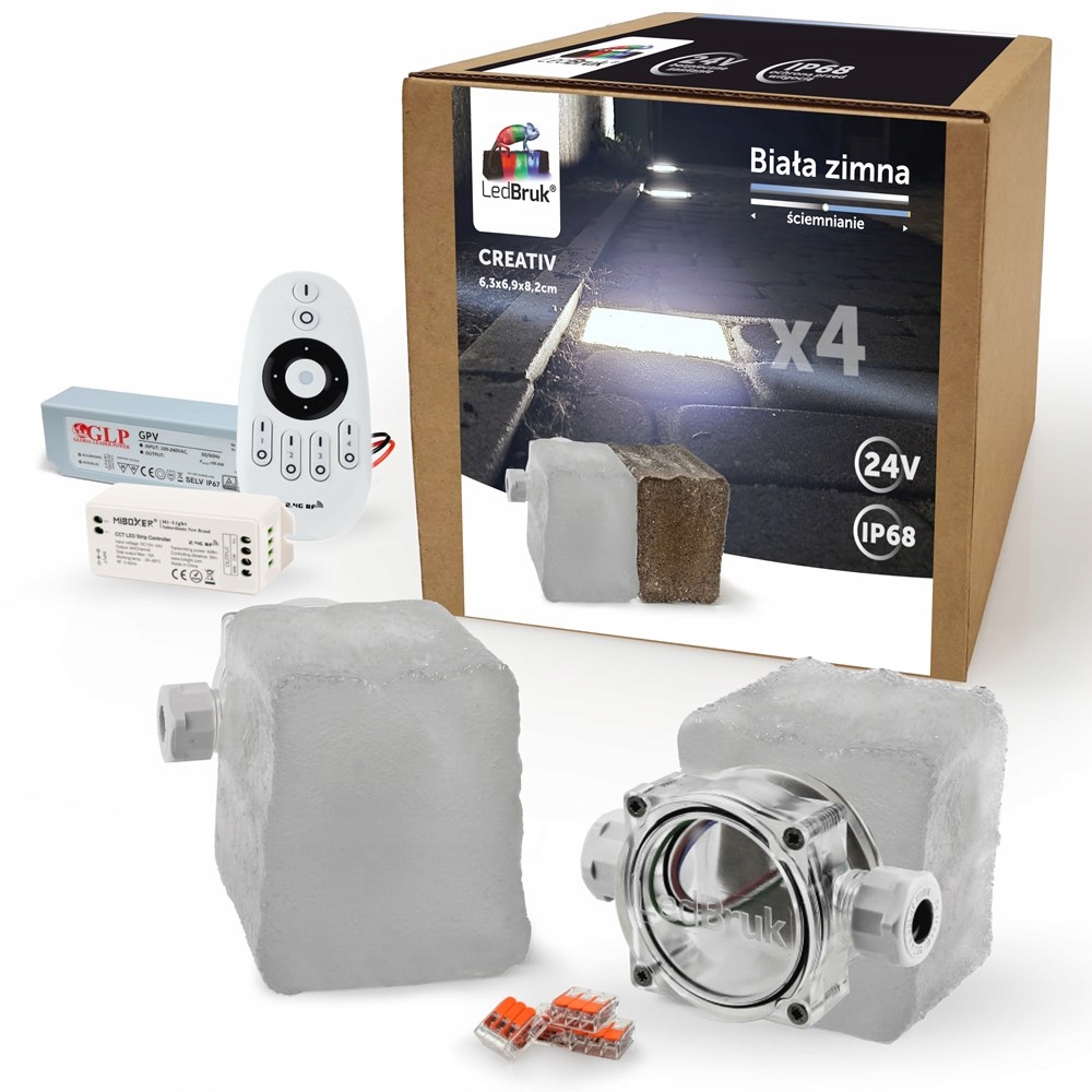 4x Kostka Brukowa LED LedBruk 24V Creativ BZ 5300K