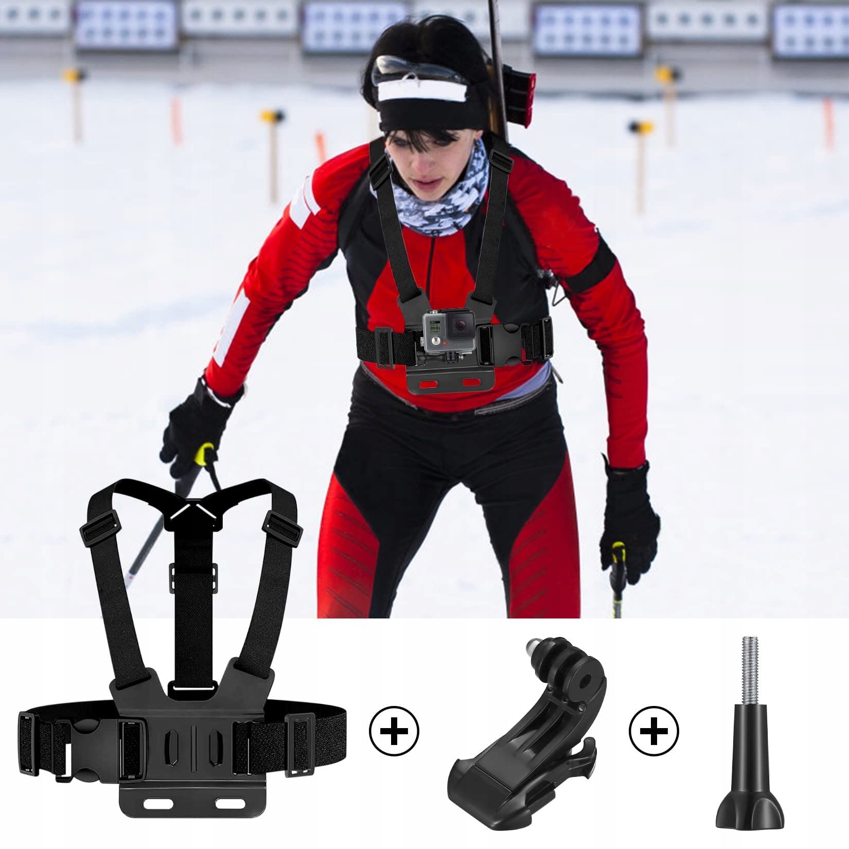 GOPRO Zestaw Akcesoriów Do Kamer Sportowych Hero 9 8 7 6 5 SJCAM Insta360 — miniatura 6