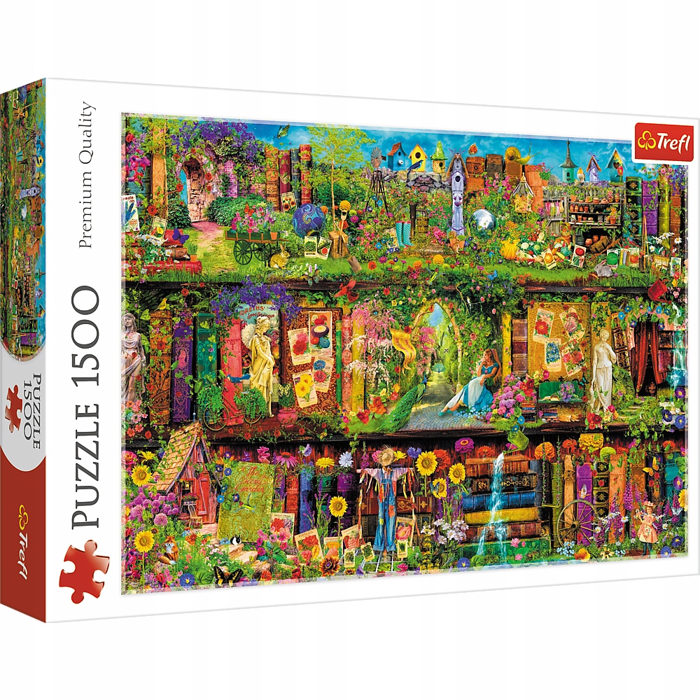 

Trefl Puzzle 1500 szt. Baśniowa biblioteczka 26165