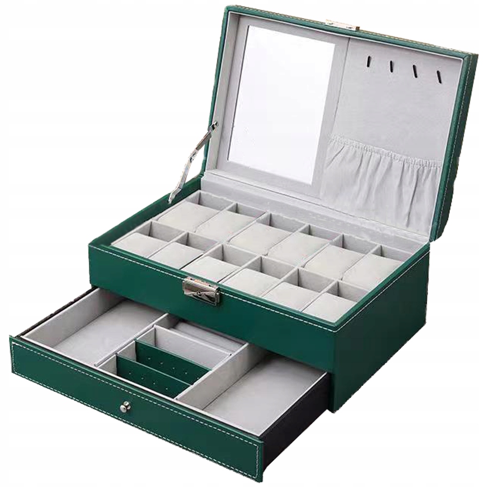 

Pudełko Etui Organizer Szkatułka Zegarki 12szt G22