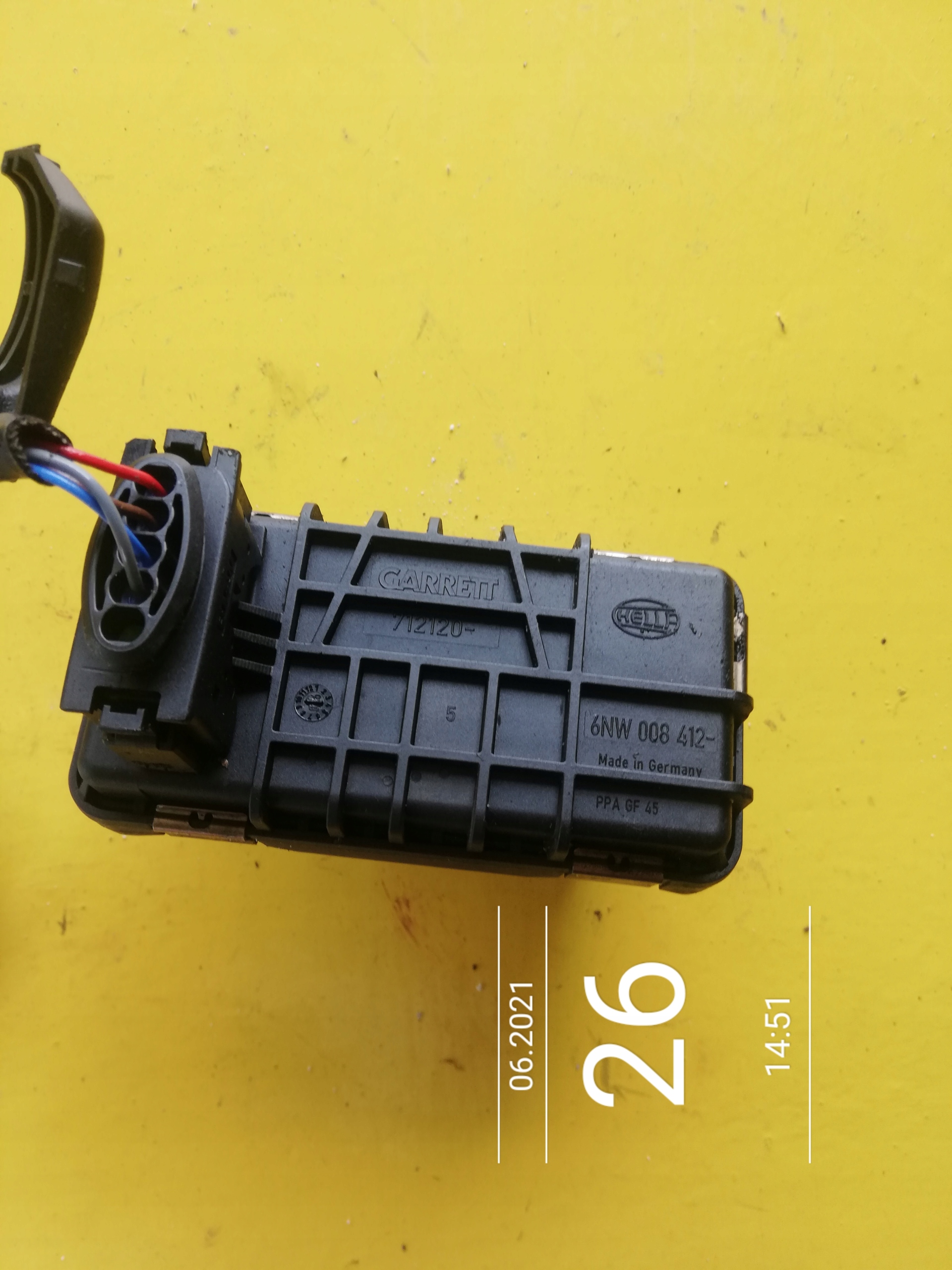 BMW E87 NASTAWNIK TURBINY 2.0D N47 G-208 6NW008412 Producent części BMW OE