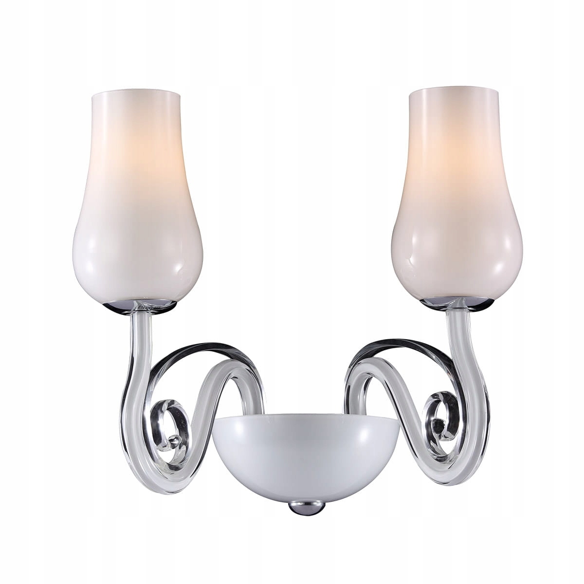 Italux Lybra Závesná lampa 2x40W Chróm Led Moderná E14