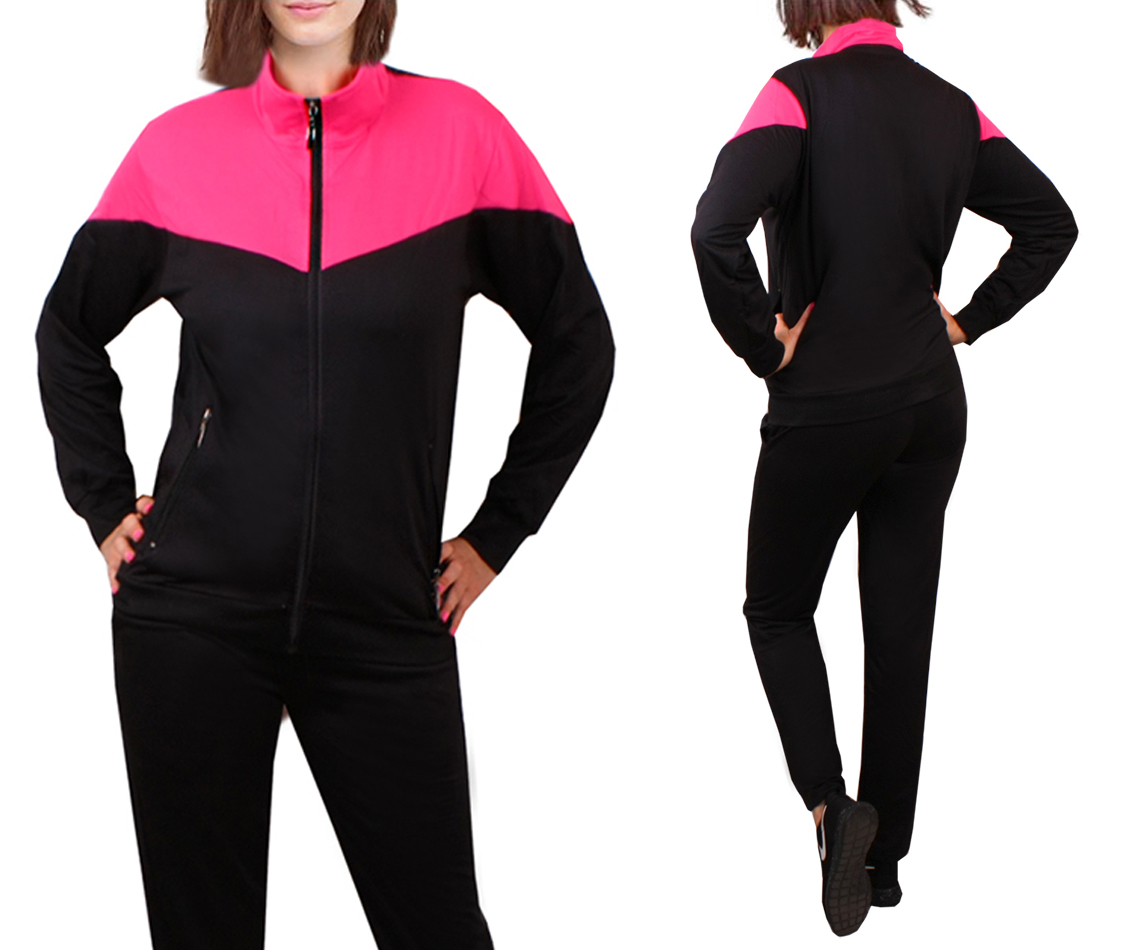 

Dres damski na stójce Bluza+spodnie czar/r 971 XXL