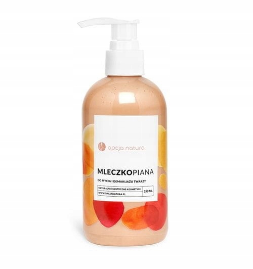 Opcja Natura Mleczkopiana do Mycia i Demakijażu Twarzy 250 ml