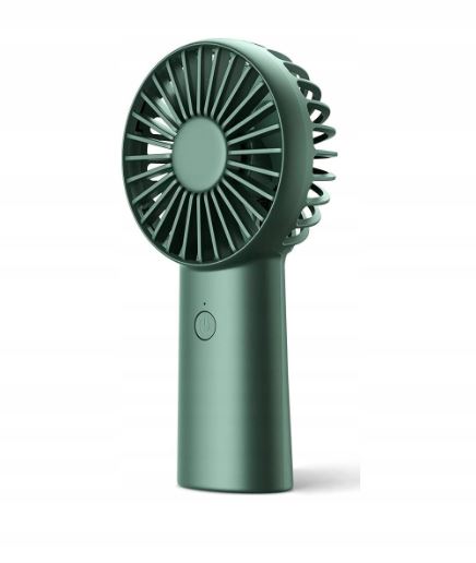 PRZENOŚNY MAŁY CZARNY WENTYLATOR USB AKUMULATOROWY